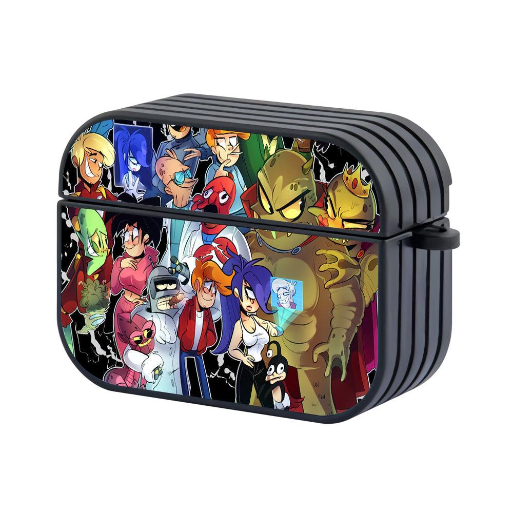 Futurama Love in Another Galaxy Apple Airpods Pro 3 Case Black