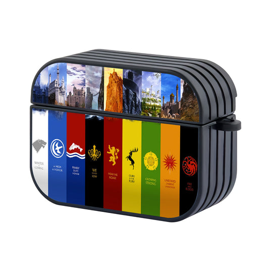 Game of Thrones Castles Emblem Apple AirPods Pro 2 Case