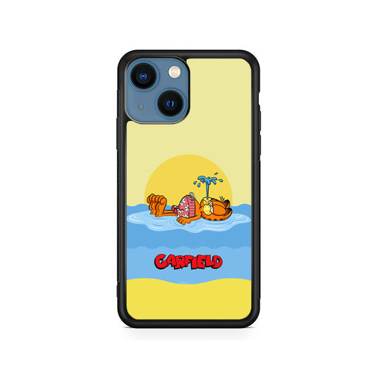 Garfield Bask on The Water iPhone 15 Case