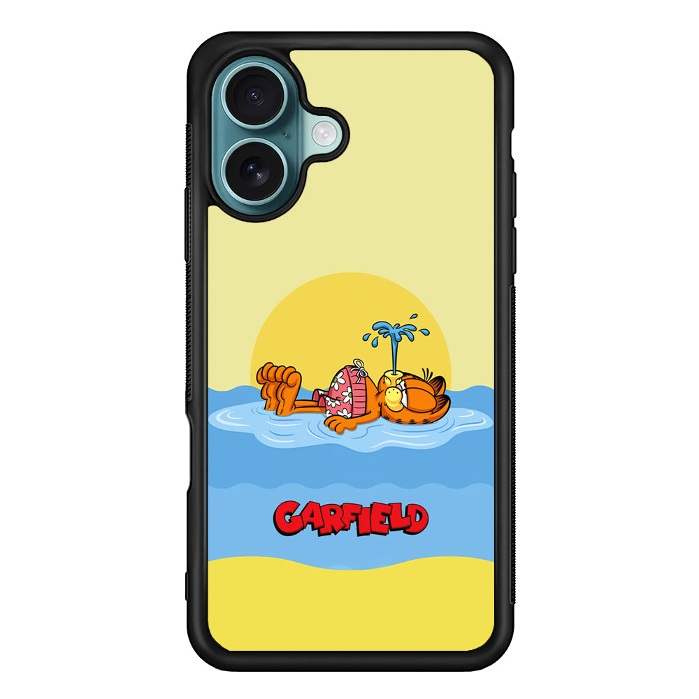Garfield Bask on The Water iPhone 17 Case