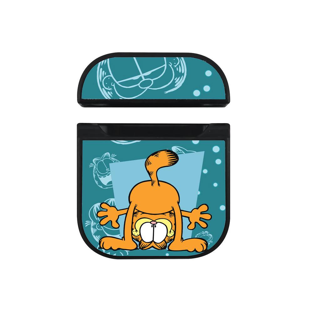 Garfield Confused By The Whole Situation Apple Airpods Case Black