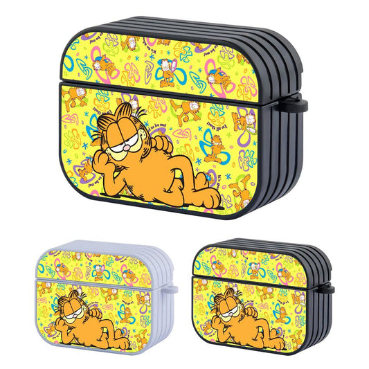 Garfield Relax Enjoying the Day Apple Airpods Pro 3 Case-Carneyforia