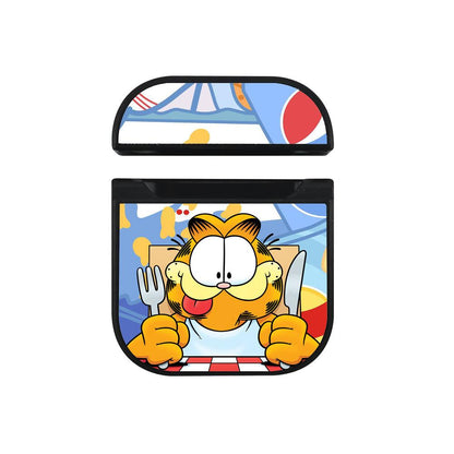Garfield See Something Delicious Apple Airpods Case Black