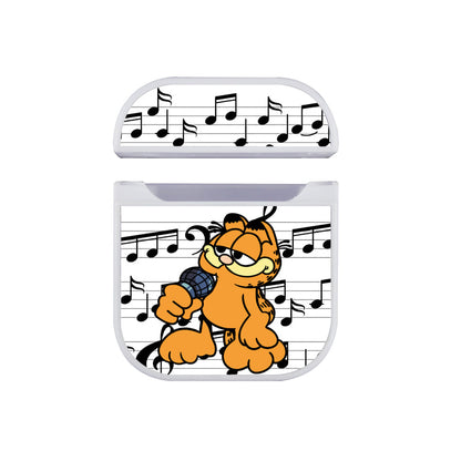 Garfield Singing Apple Airpods Case White