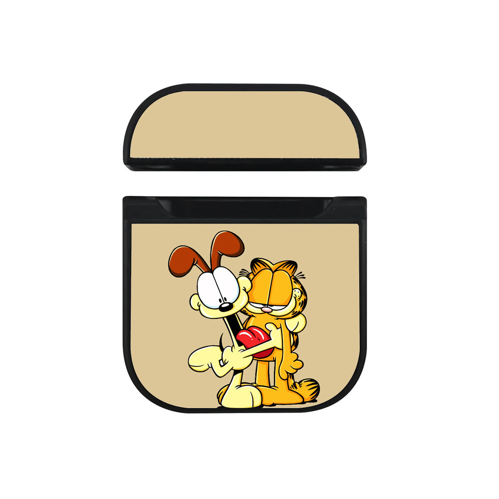 Garfield and Odie Apple Airpods Case Black