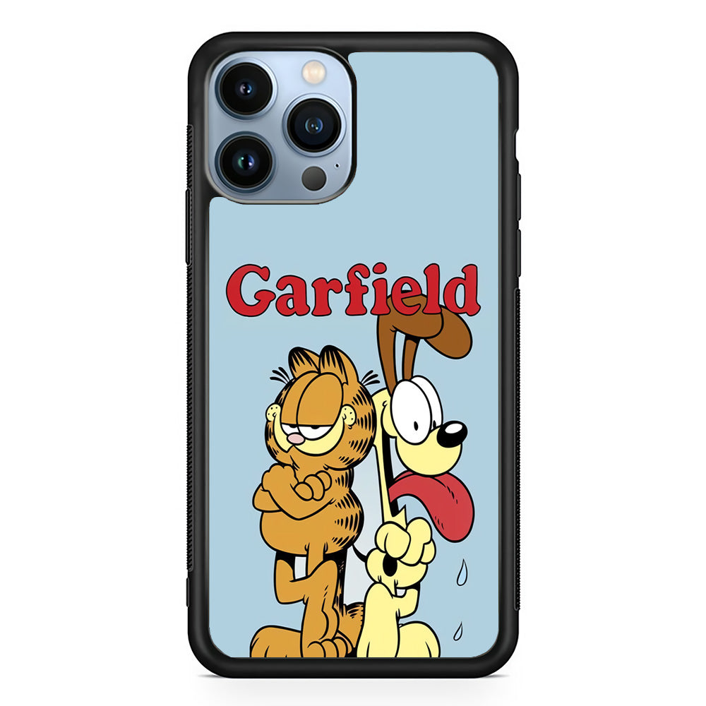 Garfield and Odie Character iPhone 15 Pro Case - Carneyforia