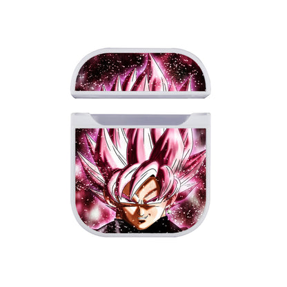 Goku Black Super Saiyan Rose Apple Airpods Case White