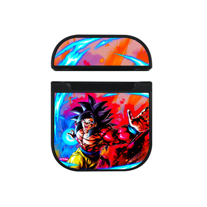 Goku Super Saiyan 4 Dragon Ball Apple Airpods Case Black