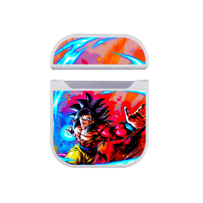 Goku Super Saiyan 4 Dragon Ball Apple Airpods Case White