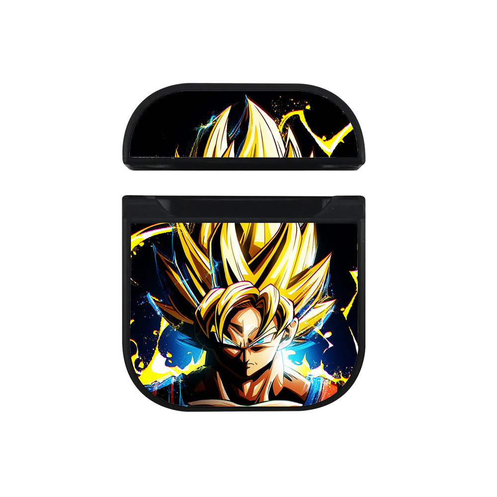 Goku Super Saiyan Dragon Ball Z Apple Airpods Case Black