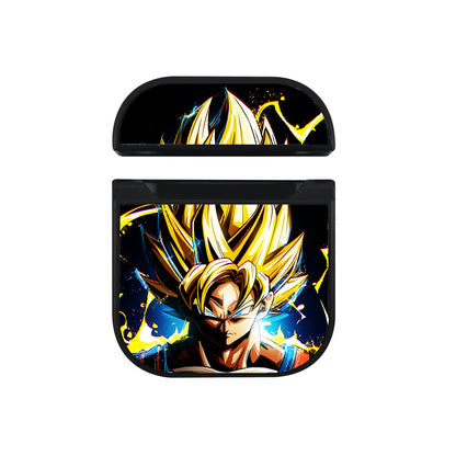 Goku Super Saiyan Dragon Ball Z Apple Airpods Case Black