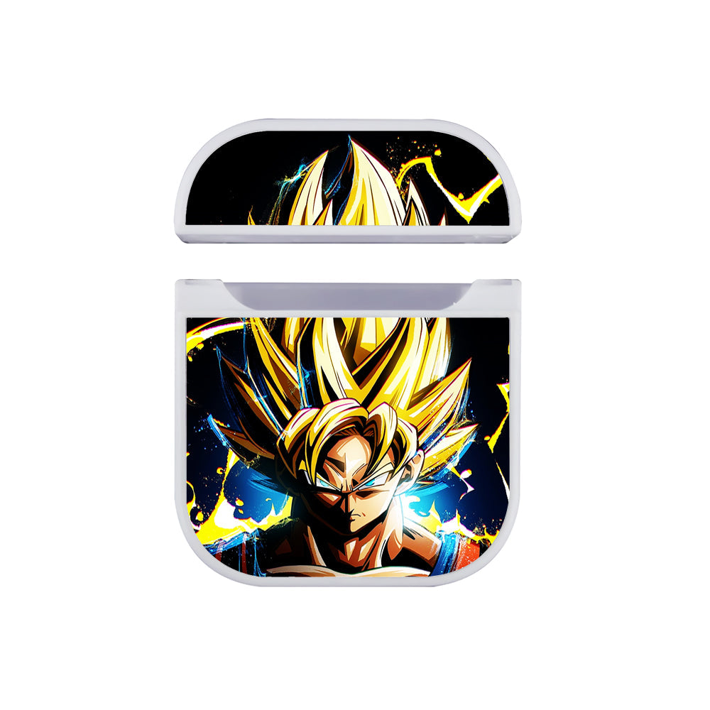 Goku Super Saiyan Dragon Ball Z Apple Airpods Case White
