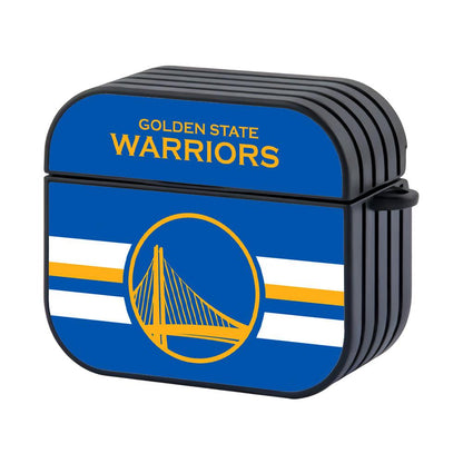 Golden State Warriors NBA Square Flag in Hand Apple Airpods 3 Case Black