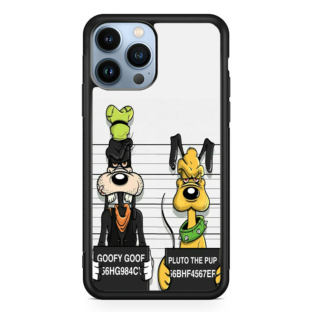 Goofy and Pluto Get Caught iPhone 15 Pro Case - Carneyforia