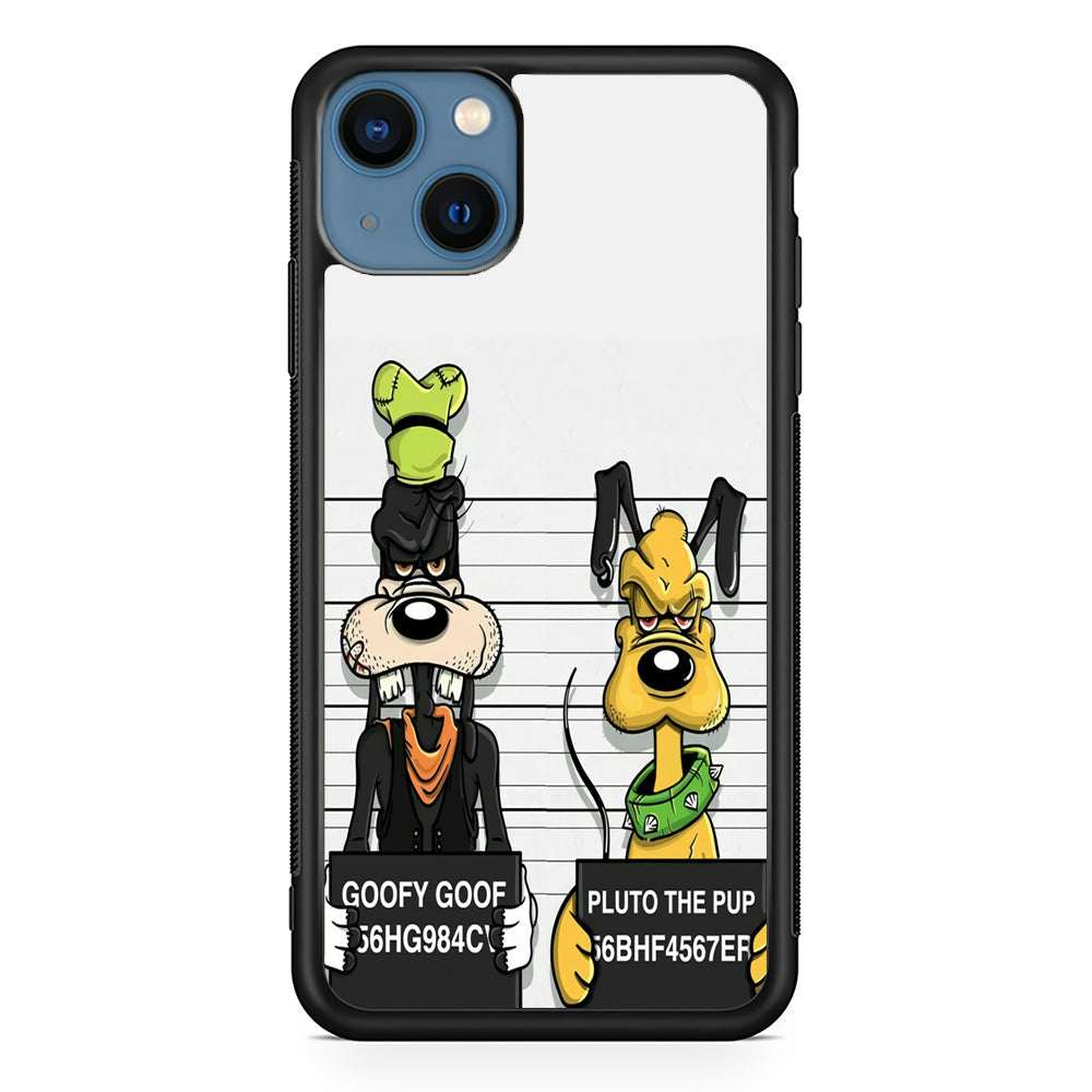 Goofy and Pluto Get Caught iPhone 15 Plus Case - Carneyforia