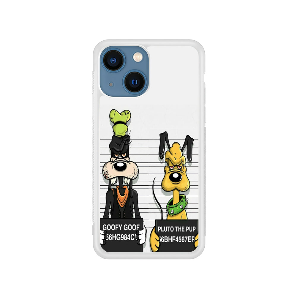 Goofy and Pluto Get Caught iPhone 15 Plus Case