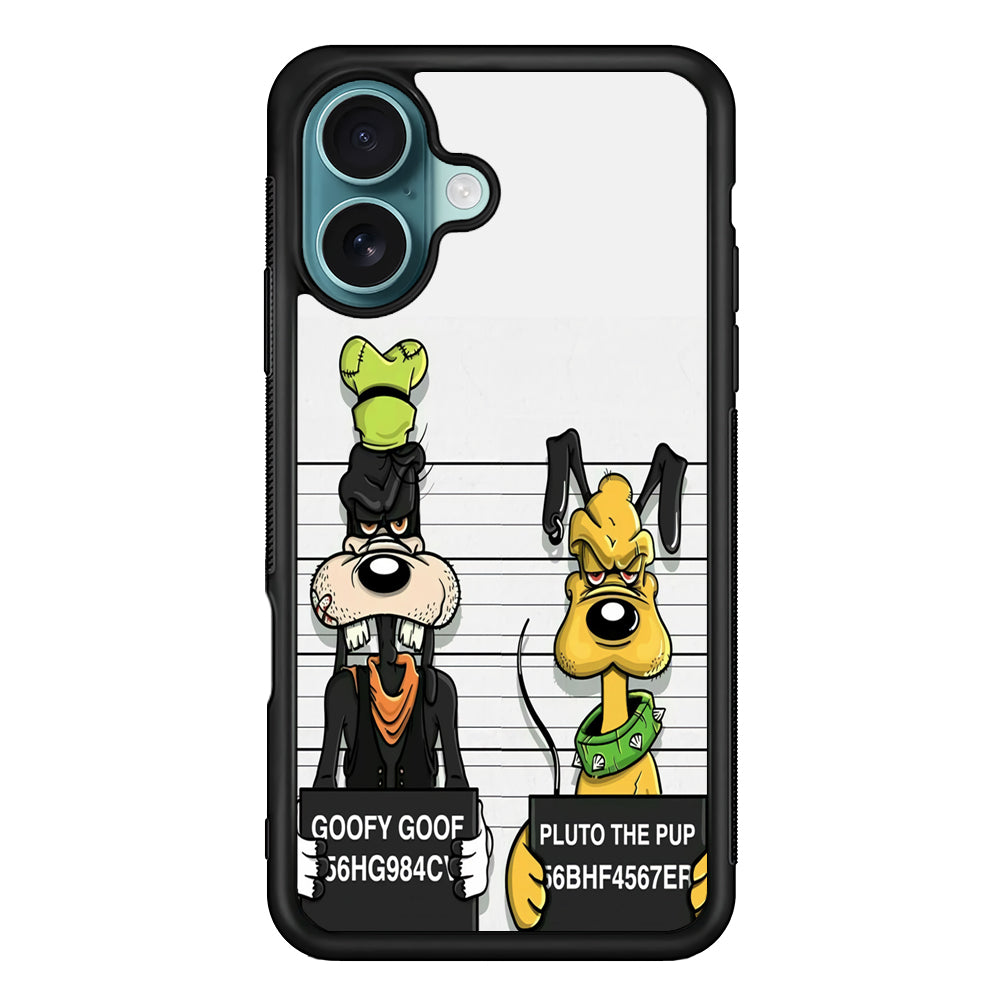 Goofy and Pluto Get Caught iPhone 17 Case