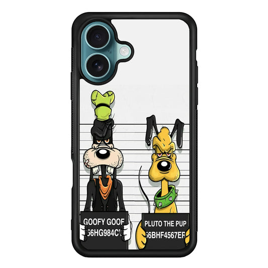 Goofy and Pluto Get Caught iPhone 17 Case