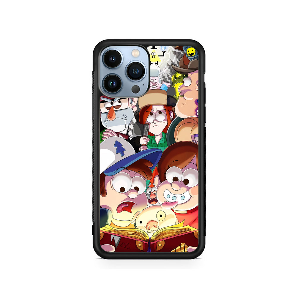 Gravity Falls All Character  iPhone 14 Pro Max Case