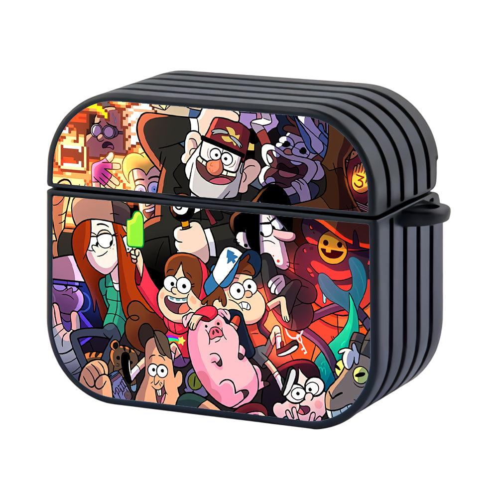Gravity Falls Celebrate Togetherness Apple Airpods 3 Case Black