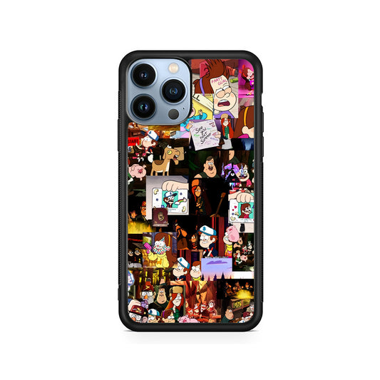 Gravity Falls Collage iPhone 14 Pro Max Case