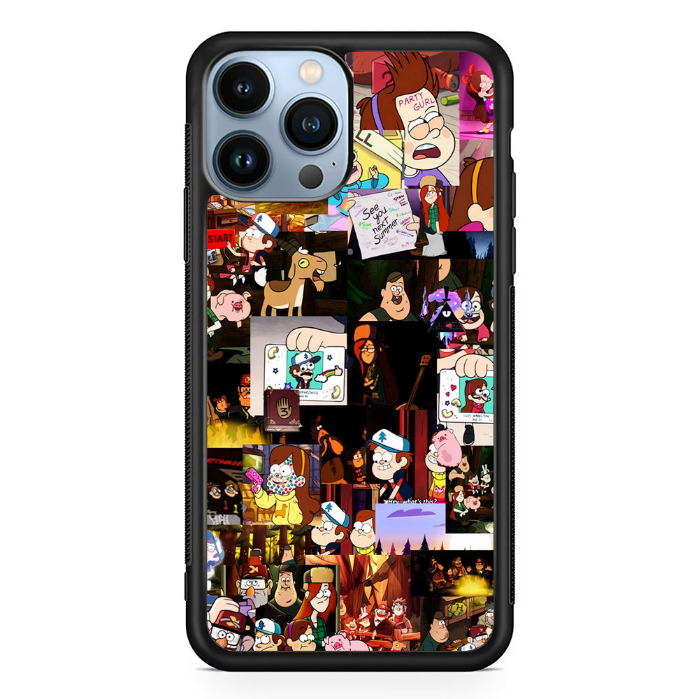 Gravity Falls Collage iPhone 14 Pro Case