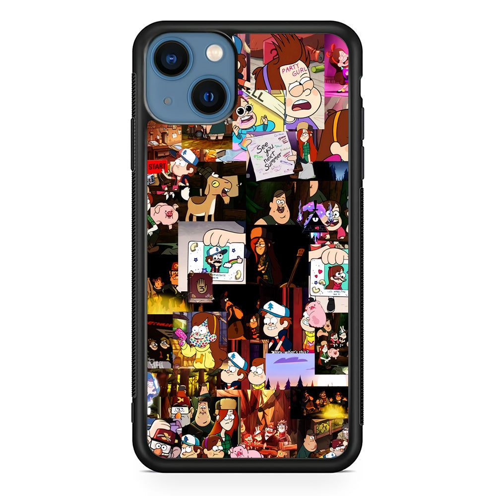 Gravity Falls Collage iPhone 15 Plus Case - Carneyforia