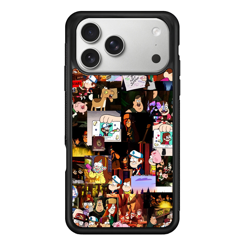 Gravity Falls Collage iPhone 17 Pro Max Case