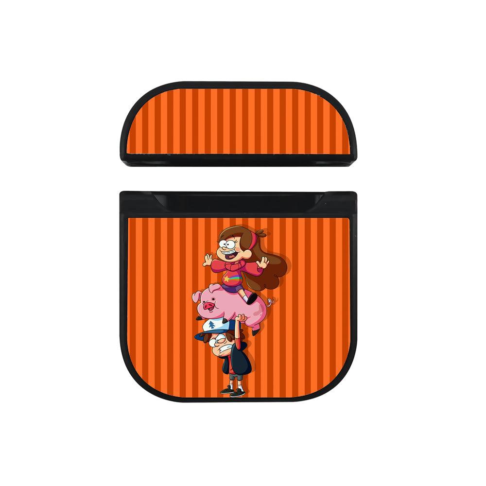 Gravity Falls Dipper Responsibility Apple Airpods Case Black