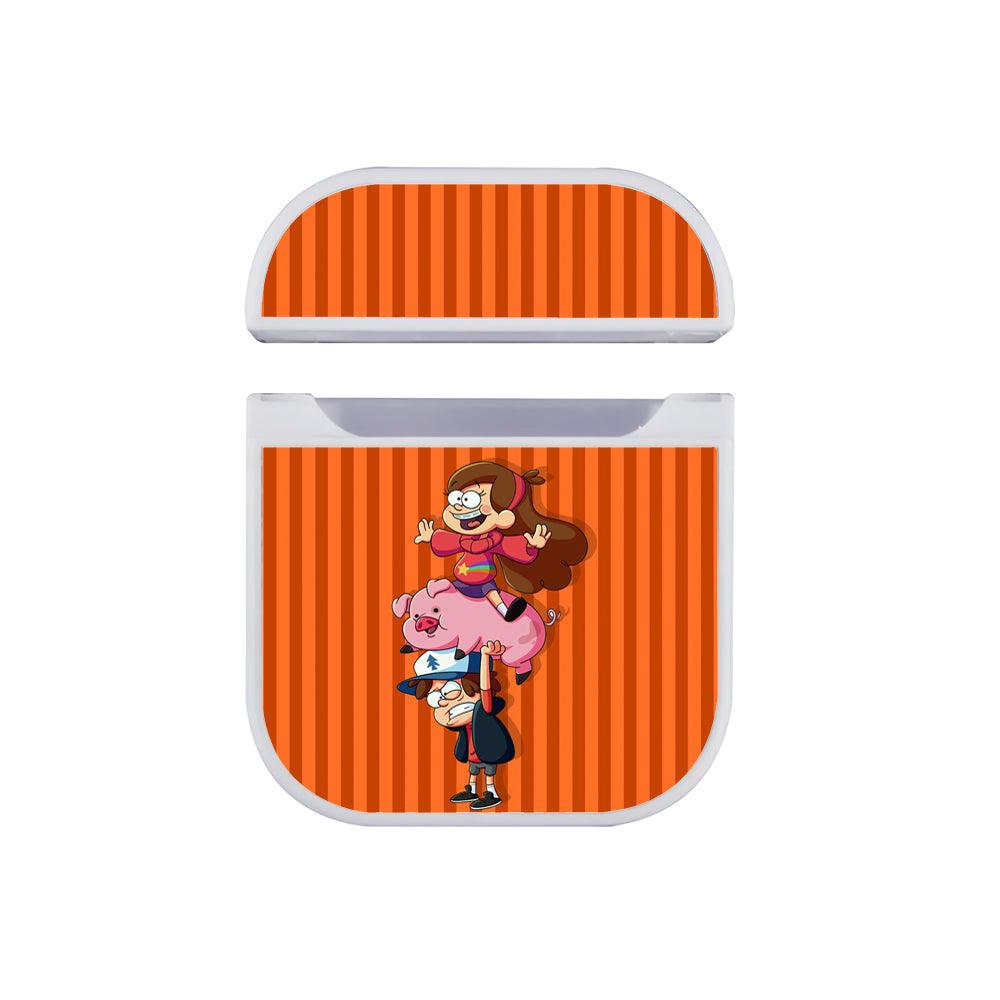 Gravity Falls Dipper Responsibility Apple Airpods Case White
