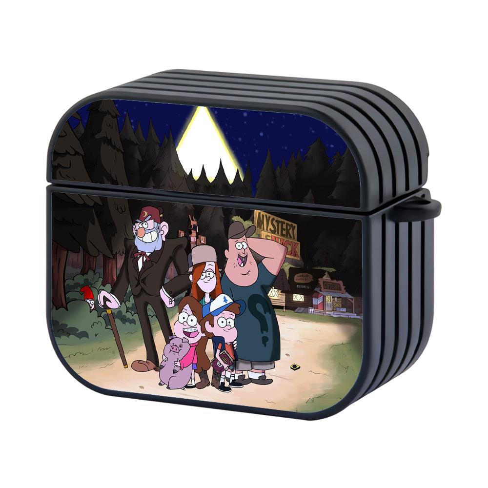 Gravity Falls Night Photo Together Apple Airpods 4 Case Black