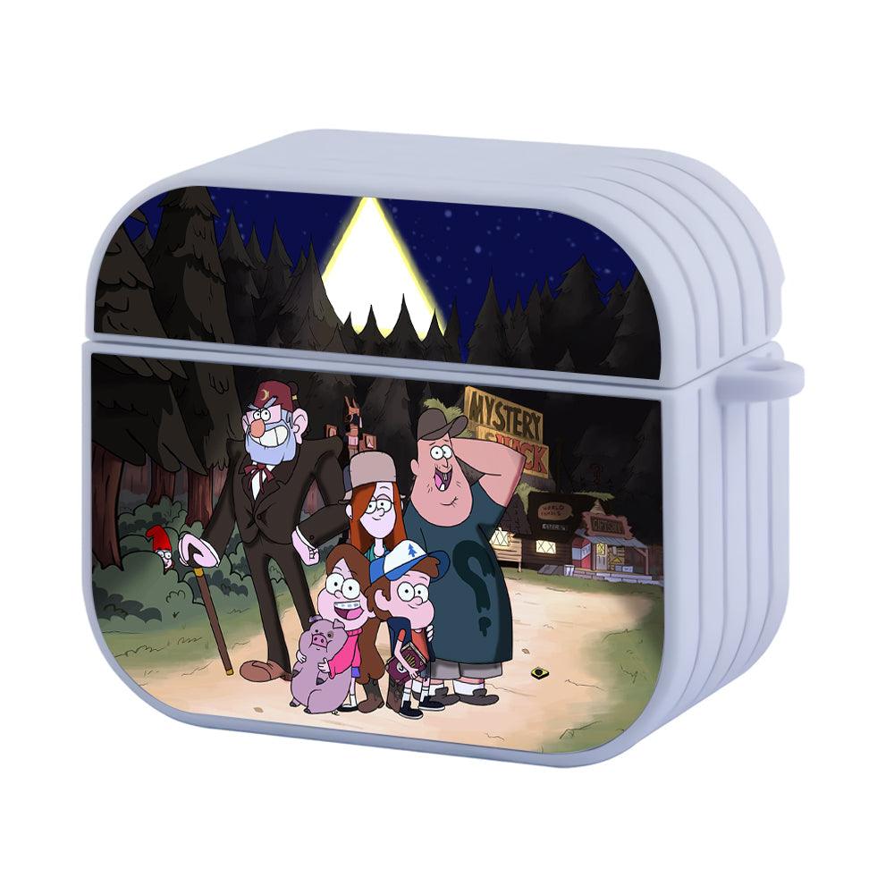Gravity Falls Night Photo Together Apple Airpods 4 Case White