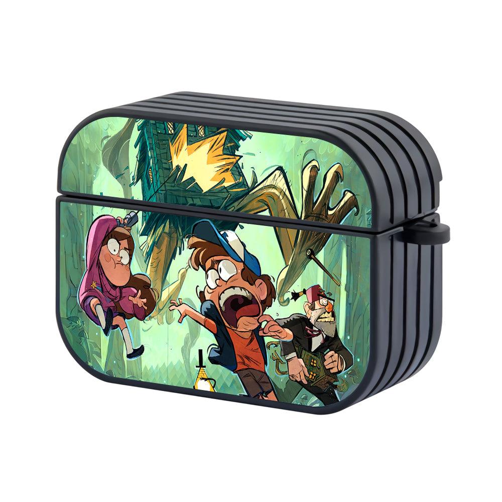 Gravity Falls Run from The Monster House Apple Airpods Pro 2 Case Black