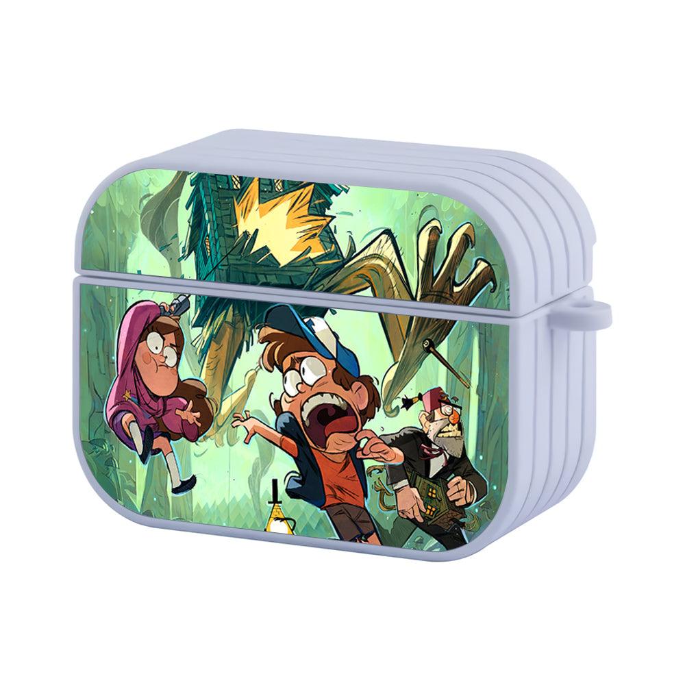 Gravity Falls Run from The Monster House Apple Airpods Pro 2 Case White
