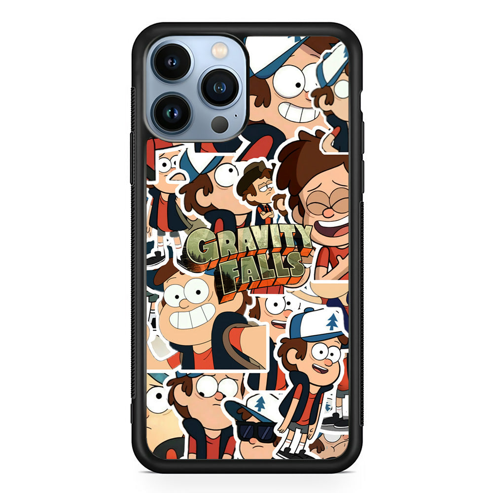 Gravity Falls Smile Collage from Dipper iPhone 15 Pro Case - Carneyforia