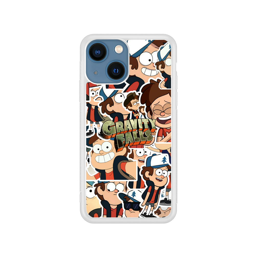 Gravity Falls Smile Collage from Dipper iPhone 15 Case