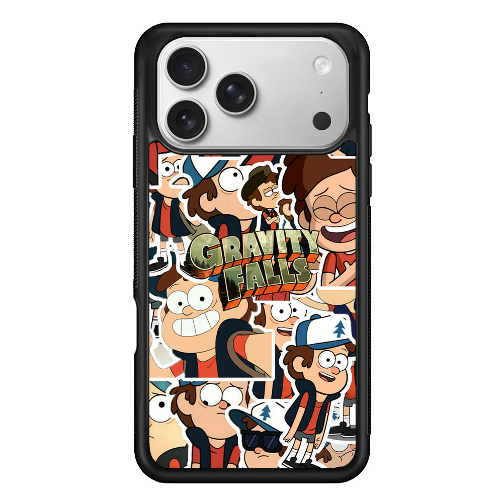 Gravity Falls Smile Collage from Dipper iPhone 17 Pro Max Case