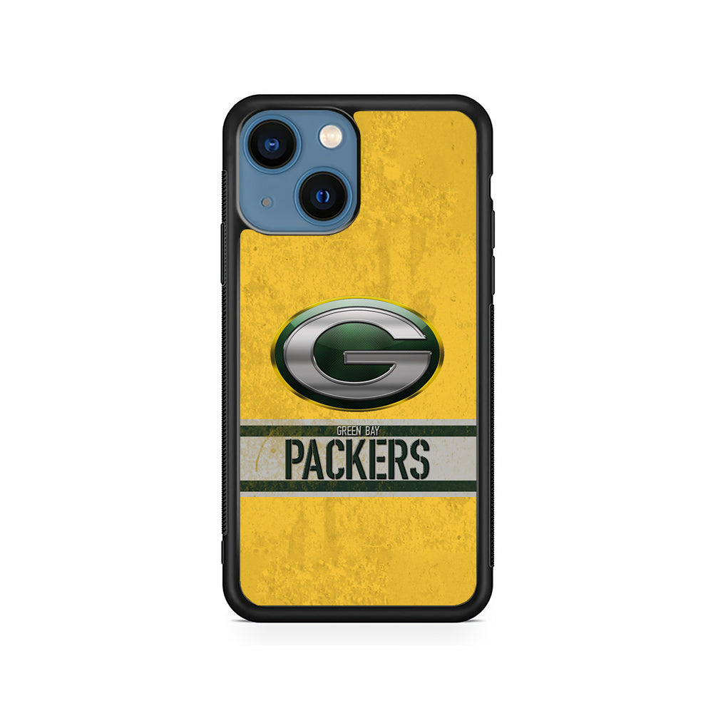 Green Bay Packers Abstract on The Wall iPhone 14 Plus Case