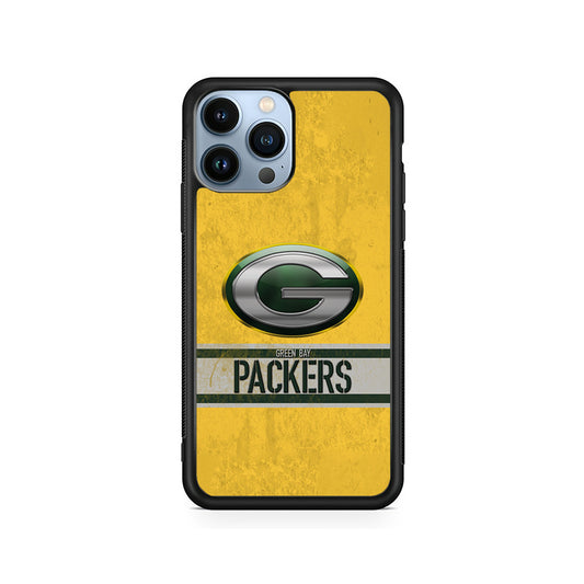 Green Bay Packers Abstract on The Wall iPhone 14 Pro Case
