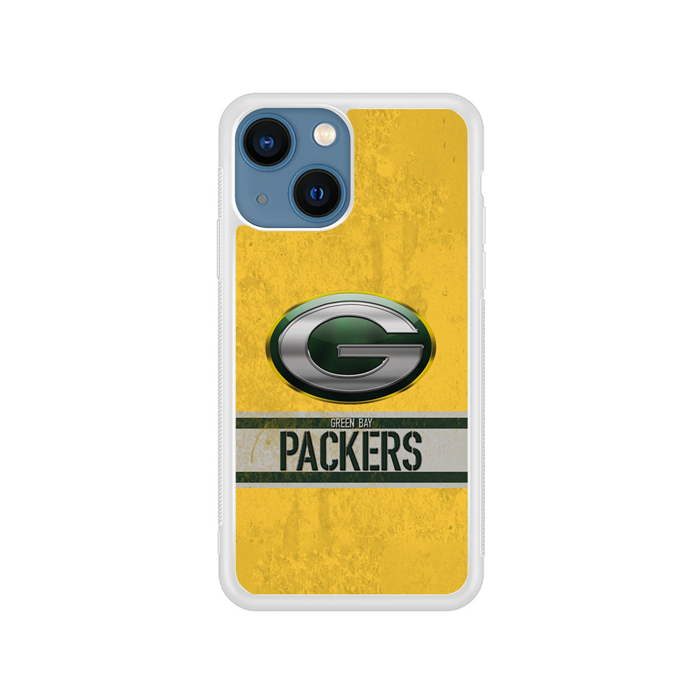 Green Bay Packers Abstract on The Wall iPhone 14 Plus Case