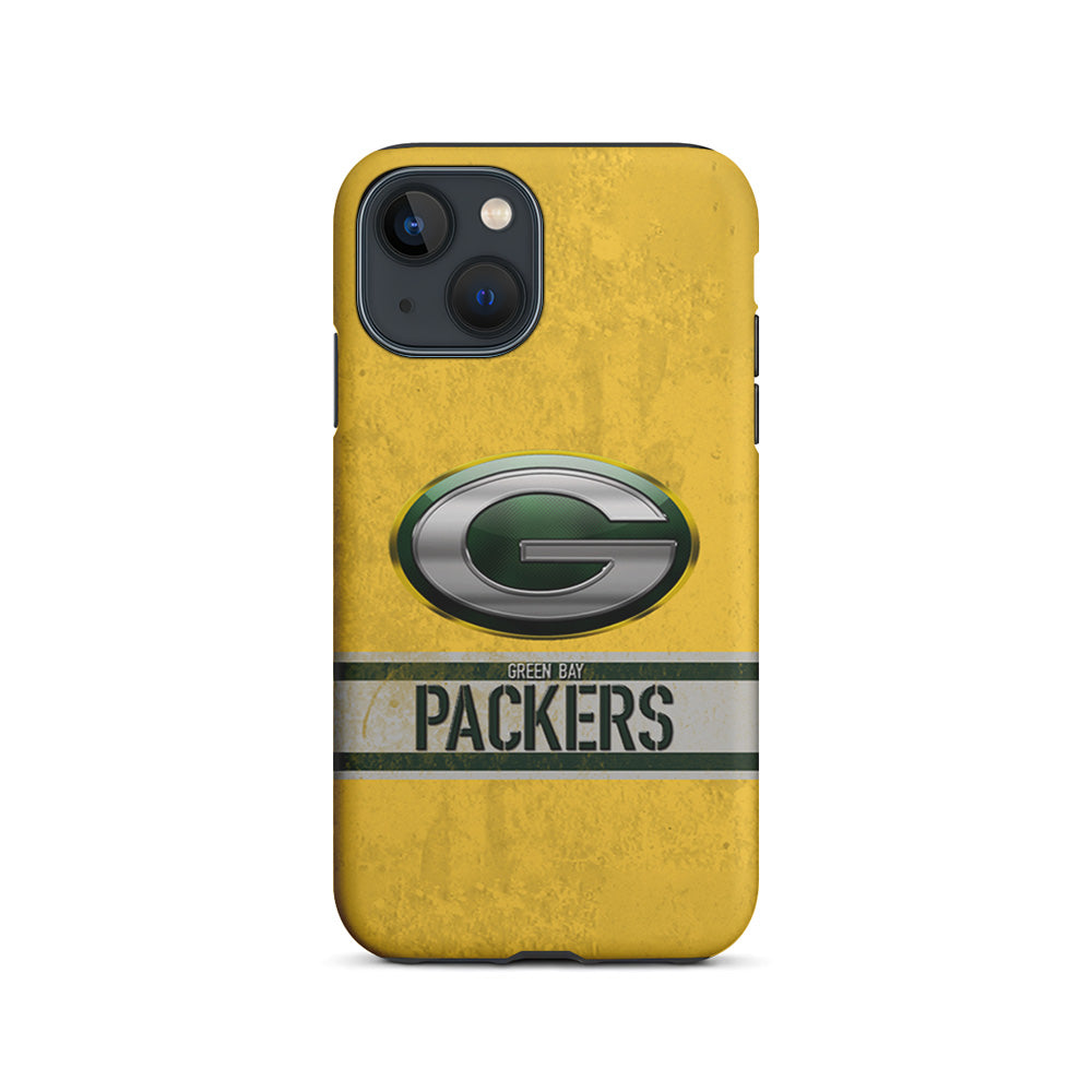 Green Bay Packers Abstract on The Wall iPhone 14 Plus Case