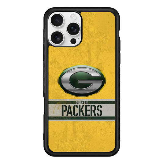 Green Bay Packers Abstract on The Wall iPhone 16 Pro Case
