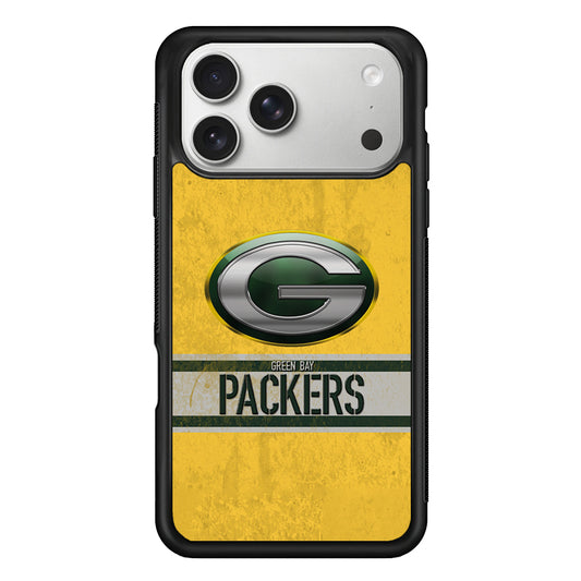 Green Bay Packers Abstract on The Wall iPhone 17 Pro Max Case