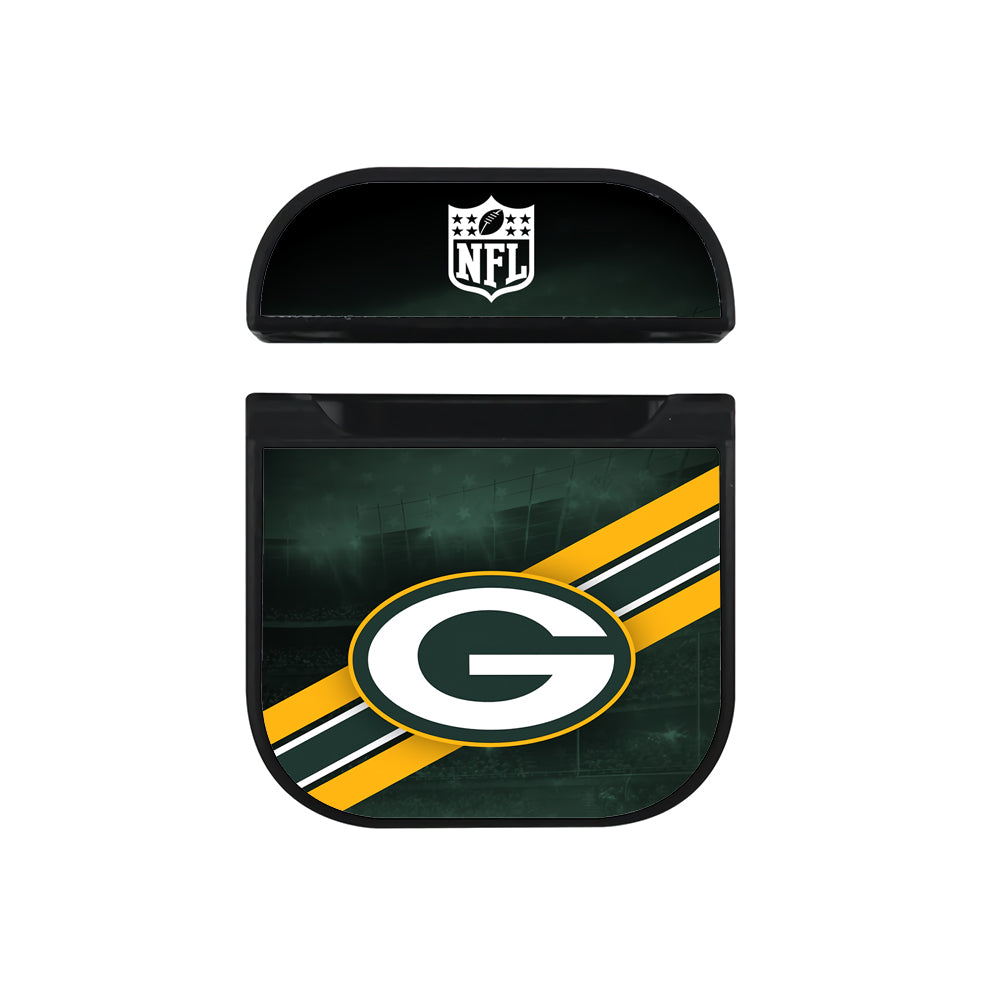 Green Bay Packers NFL Apple Airpods Case Black