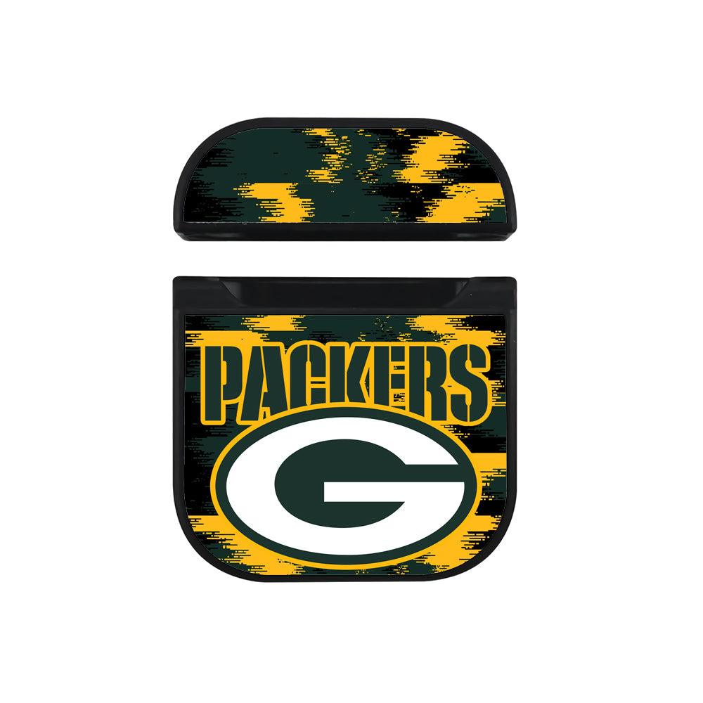 Green Bay Packers The Struggle Streak Apple Airpods Case Black