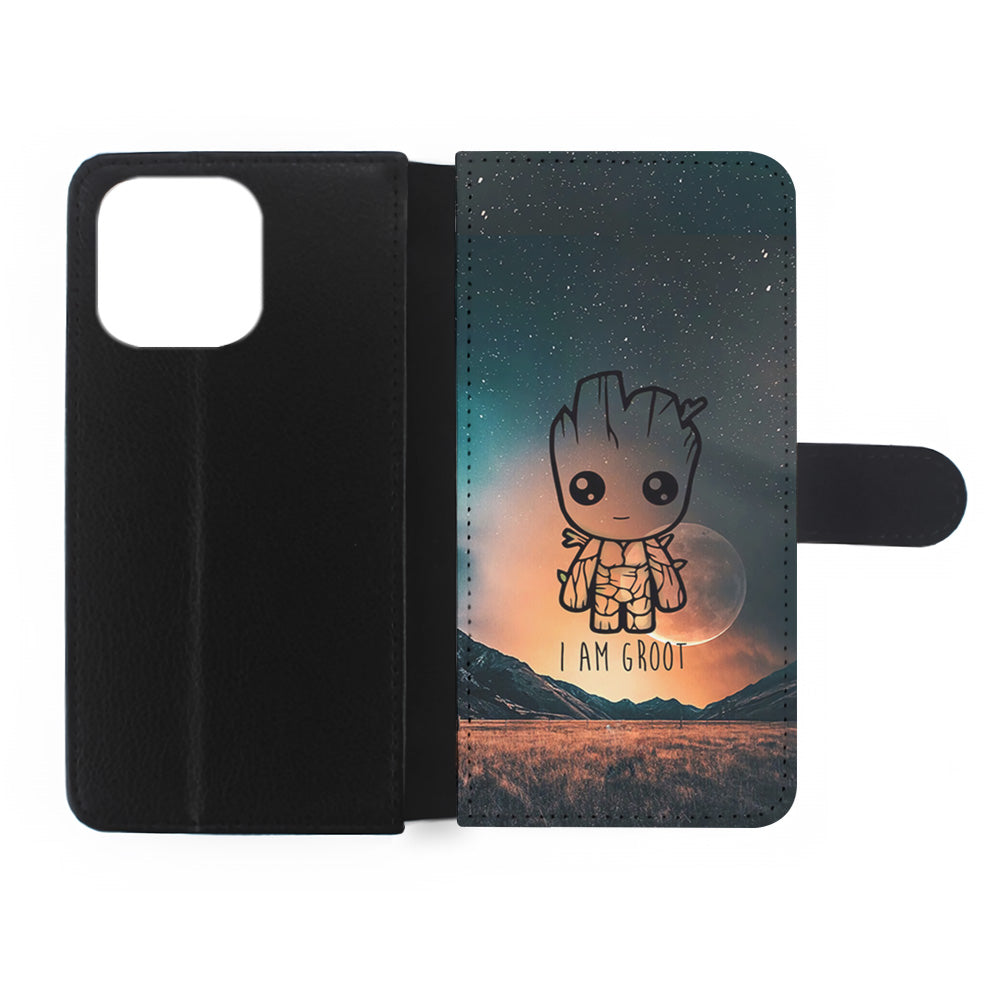 Groot Cute Silhouette Form iPhone 14 Plus Case