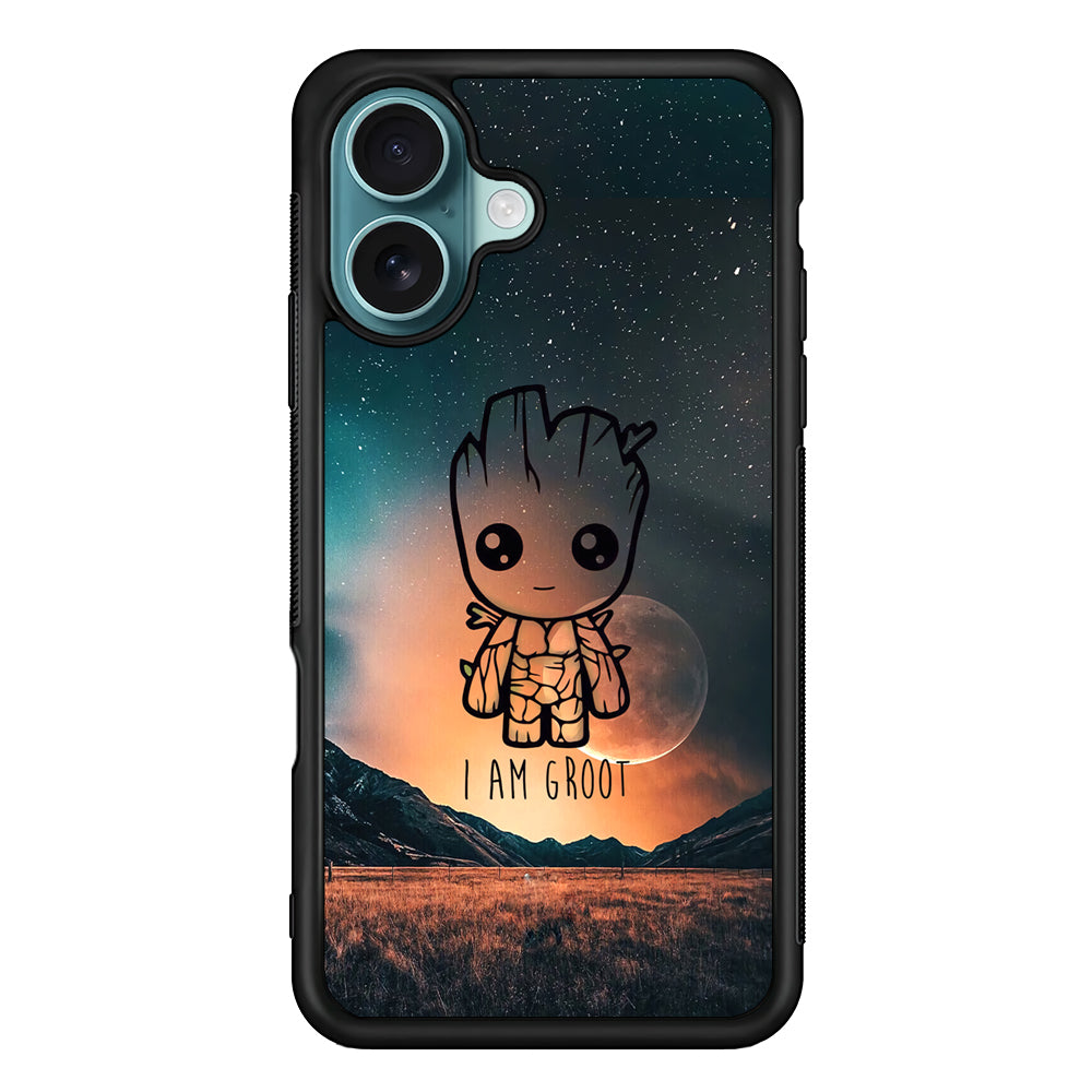 Groot Cute Silhouette Form iPhone 17 Case