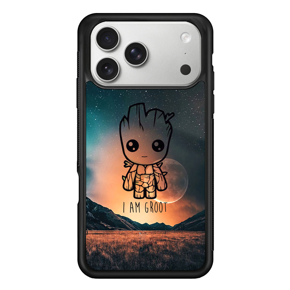 Groot Cute Silhouette Form iPhone 17 Pro Max Case