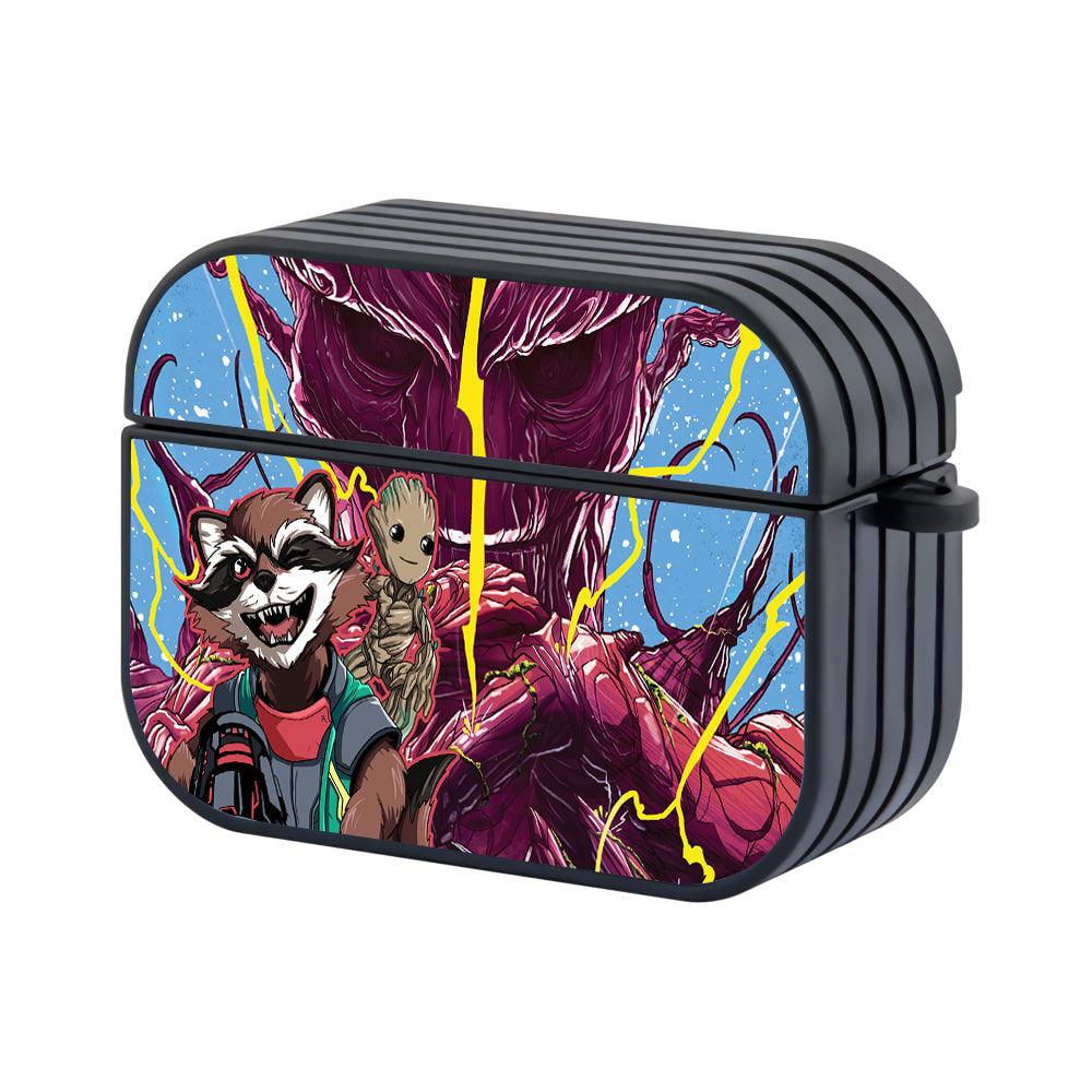 Groot Grow Back Apple Airpods Pro Case Black