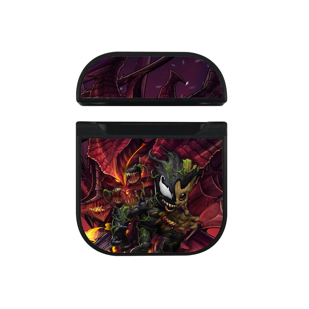 Groot Merger with The Monster Apple Airpods Case Black